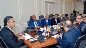 وزير التموين يجتمع مع رئيسي الغرفة التجارية بالقاهرة والجيزة للتجهيز لإطلاق معارض أهلاً مدارس اول سبتمبر